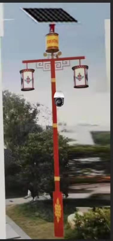 西安太陽能路燈廠家為五臺(tái)山寺廟用太陽能路燈方案！